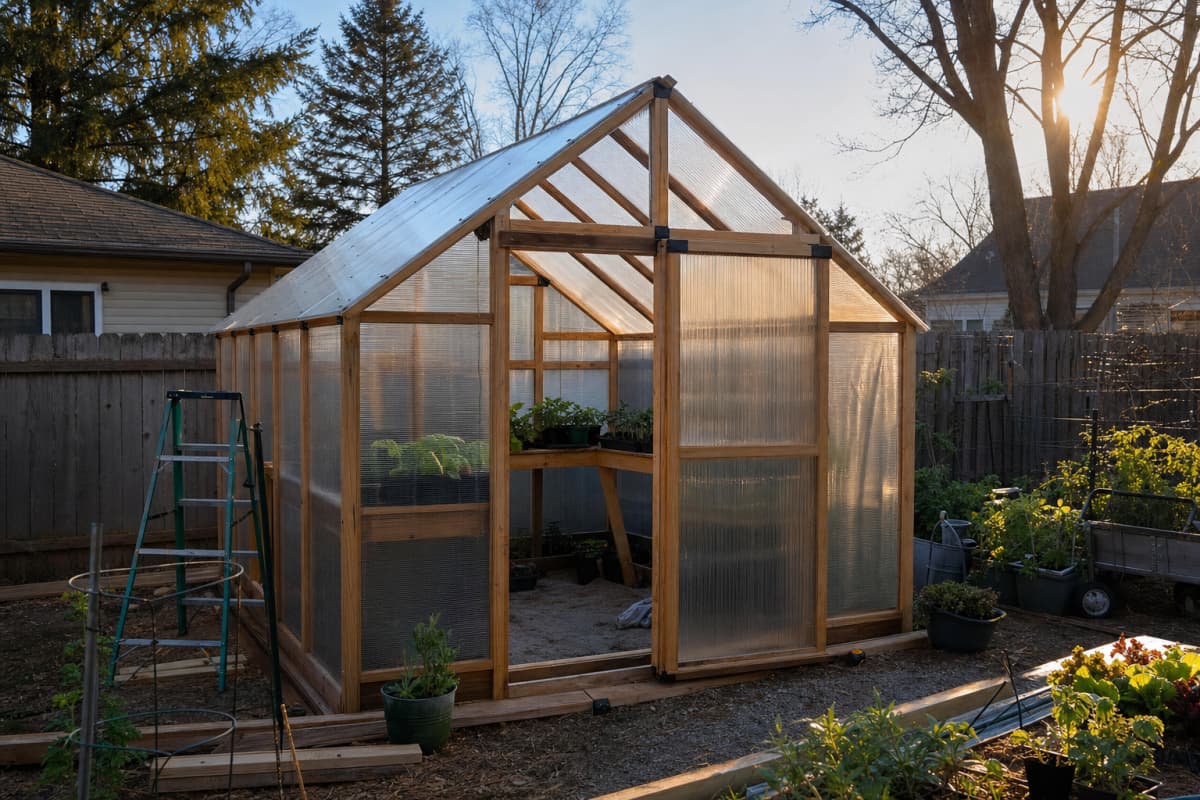 Hobbyist Backyard Greenhouse Systems