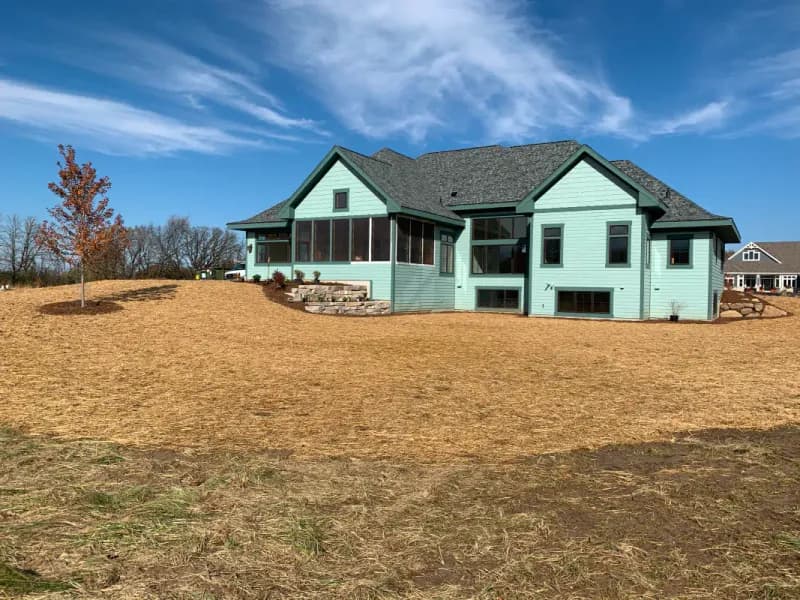 New Construction Lawn Seeding